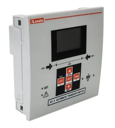 Produktfoto 1 von Lovato ATL Controller, 6 Eing. Relais Ausg.Typ Digital Eing.Typ