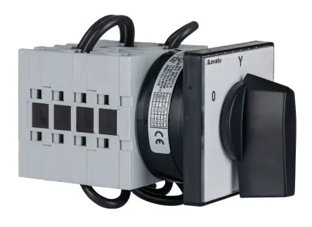 Produktfoto 1 von Lovato Rotary Cam Switch Stern-Dreieck-Starter 440V ac 3-phasig 15 kW