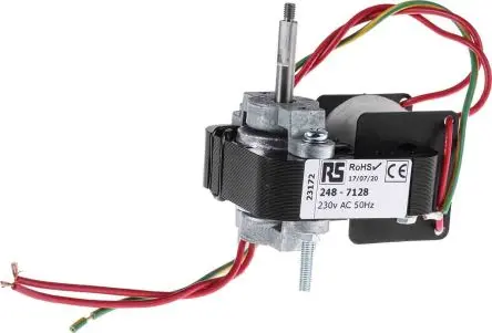 Produktfoto 1 von Mellor Electric AC1000 Wechselstrommotor, 1-phasig 2-polig Gegen den Uhrzeigersinn, 19 W 2000U/min 220V, 260 V Hinten
