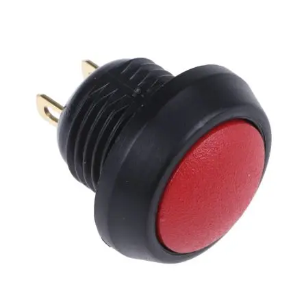 Produktfoto 1 von ITW 59 Miniaturdruckschalter lichtdurchlässig Tastend Panel Ø 13.6 mm, SPST / 400mA 50 V dc 125 V ac, IP67