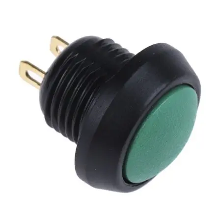 Produktfoto 1 von ITW 59 Miniaturdruckschalter lichtdurchlässig Tastend Panel Ø 13.6 mm, SPST / 400mA 50 V dc 125 V ac, IP67