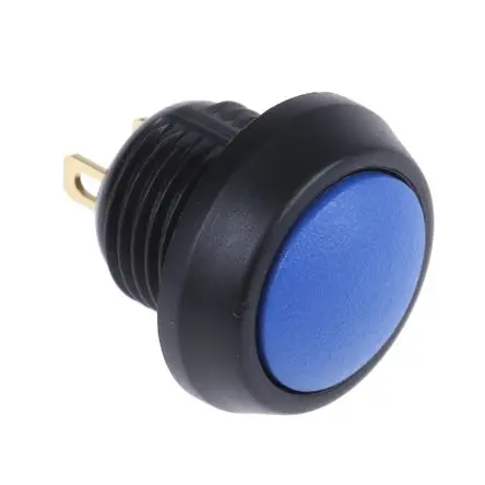 Produktfoto 1 von ITW 59 Miniaturdruckschalter lichtdurchlässig Tastend Panel Ø 13.6 mm, SPST / 400mA 50 V dc 125 V ac, IP67