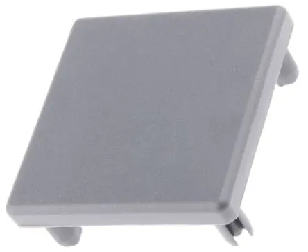 Produktfoto 1 von FlexLink Aluminium Endkappe, quadratisch Grau, 44 mm, 11 mm