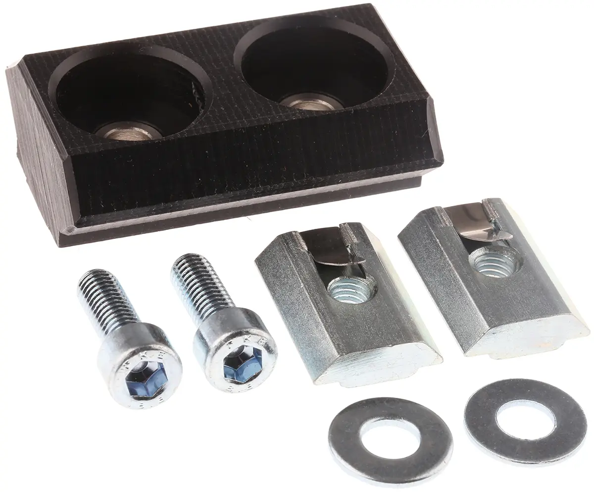FlexLink Gleitelement Polyamid, Polyethylen mit ultrahohem Molekulargewicht, Aluminium, Eloxiert/Zink,