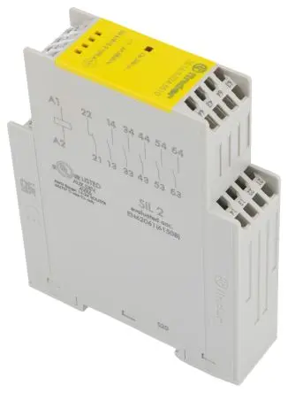 Finder DIN-Hutschiene 7S Zwangsgeführte Relais, Spule 24V dc / 2.3 W, 6-polig / 10A, 5 Schließer, 1 Öffner