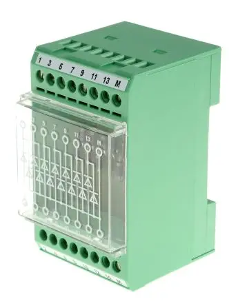 Produktfoto 1 von Phoenix Contact EMG 45-DIO14M/LP Bauteil-Anschlussklemmenblock Grün, 250V ac Schraubbefestigung