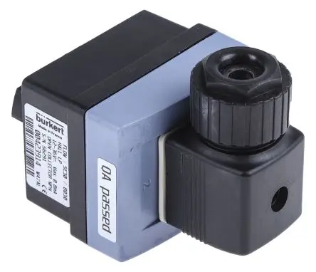 Produktfoto 1 von Bürkert 8030 Kompakt Durchflussregler, Frequenz, NPN Ausgang, Kabelstecker 30 V dc 65 mm