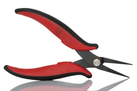 Produktfoto 1 von RS PRO Spitzzange / Backen 28mm Glatt 160 mm
