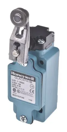Produktfoto 1 von Honeywell GLA Endschalter, Rollenhebel 1 Schließer/1 Öffner, IP67, Zinkdruckguss 600V ac