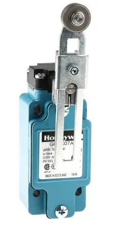 Produktfoto 1 von Honeywell GLA Endschalter, Verstellbarer Rollenhebel 1 Schließer/1 Öffner, IP67, Zinkdruckguss 50V