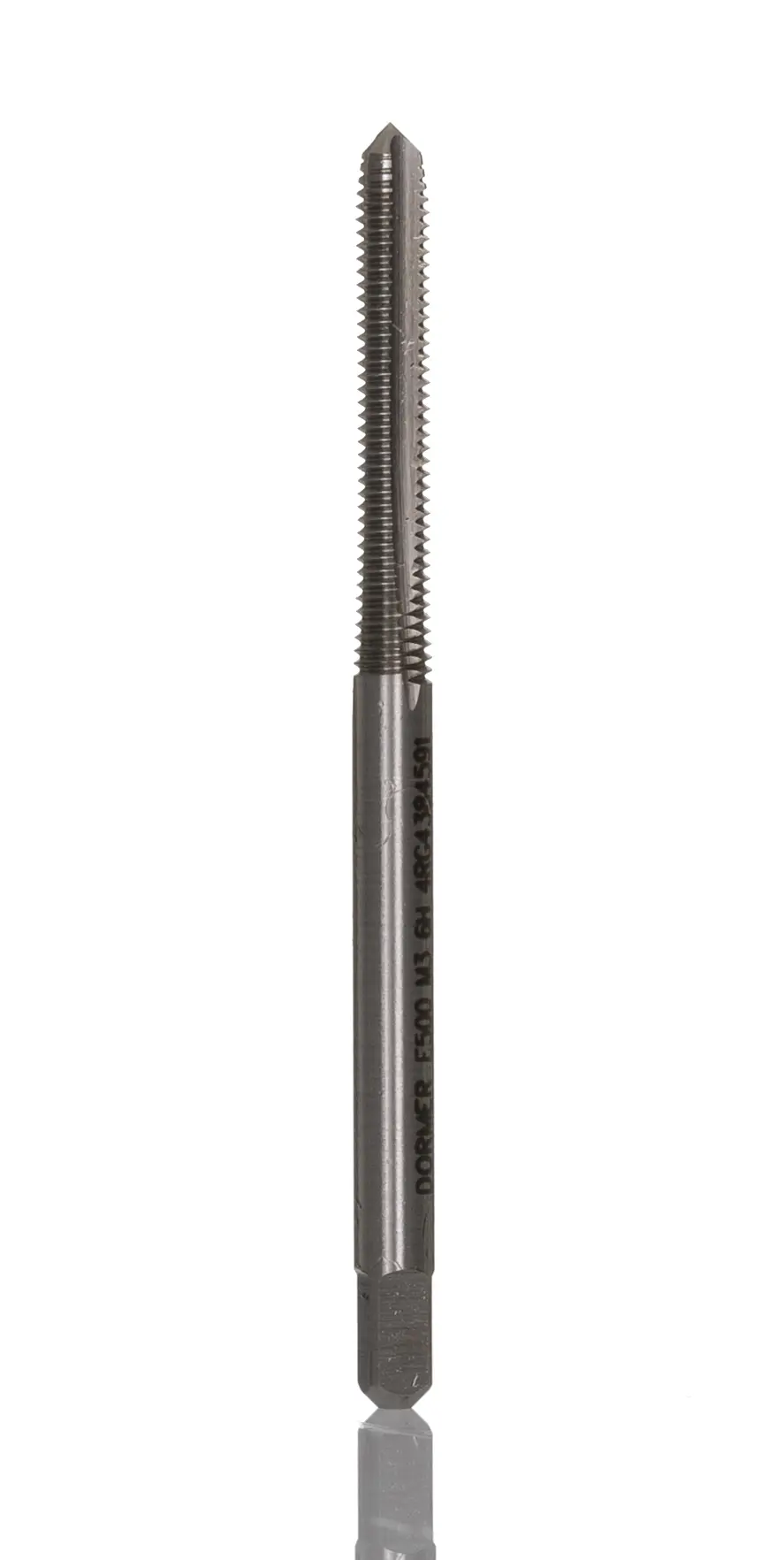 Produktfoto 1 von Dormer Gewindebohrer HSS Maschinen, Metrisch Gerade Nut, Rechtsgewinde, 1-teilig M3