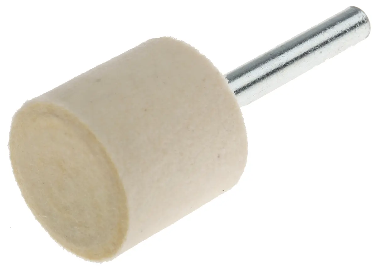 Produktfoto 1 von RS PRO Polierstift, Zylindrisch, 25 mm x 6mm, 5 Stück