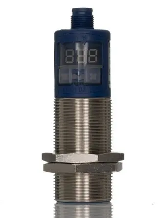 Produktfoto 1 von Microsonic MIC M30 Ultraschall-Näherungssensor, Gewinderohr PnP / 200mA 600 mm, IP67 240 V ac 30 V dc