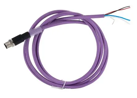 Produktfoto 1 von Phoenix Contact Steuerkabel, 5-adrig 0.25mm² 24 AWG Rot Geschirmt, 2 m, Polyethylen