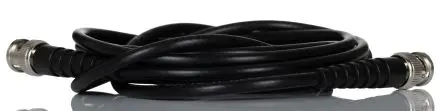 Produktfoto 1 von RS PRO BNC RG58 Koaxialkabel, Abgeschlossen, 50 Ω, 3 m, Schwarz