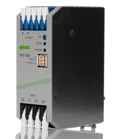 Produktfoto 1 von WAGO 787 DIN-Schienen Netzteil Geschalteter Modus 400V ac/dc Wechselstrom/Gleichstrom / 6.25 A 24V dc DC 150 W