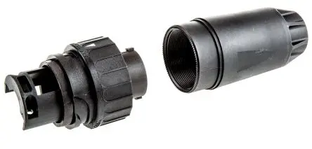 Produktfoto 1 von Amphenol Industrial Ecomate C16 43 mm Standard Rundsteckverbinder Stecker 12-polig Stecker 21A Kabel IP65