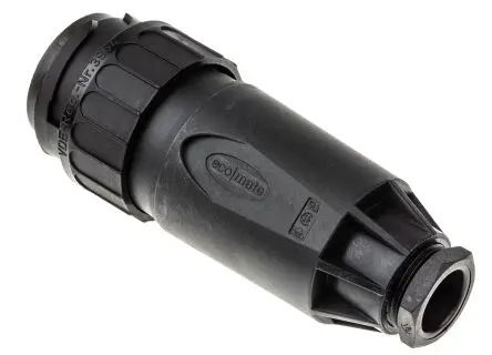 Produktfoto 1 von Amphenol Industrial Ecomate C16 43 mm Standard Rundsteckverbinder Stecker 5-polig Stecker 21A Kabel IP65