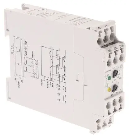 Produktfoto 1 von Dold MK 9151N Niveaurelais 1 x Eingänge DIN-Hutschiene, U Sonde = 10 V ac 20s 24V dc Spannung Relais