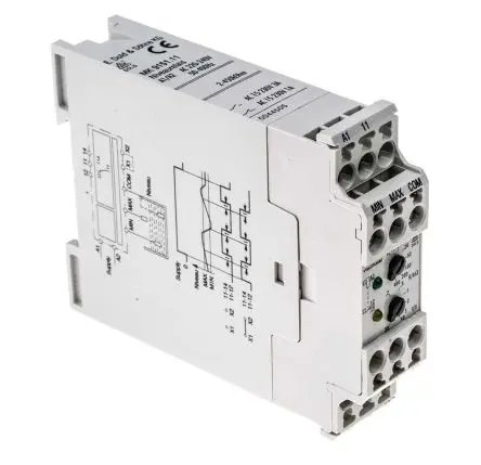 Produktfoto 1 von Dold MK 9151N Niveaurelais 1 x Eingänge DIN-Hutschiene, U Sonde = 10 V ac 20s 240V ac Spannung Relais