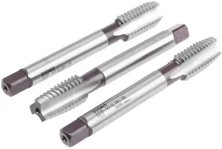 Dormer Gewindebohrer Satz HSS Hand, UNC Gerade Nut, 3-teilig 1/2-13UNC