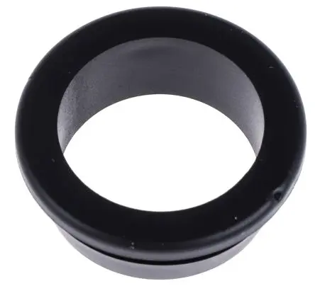 Produktfoto 1 von RS PRO Kabeltülle, Typ Kabeltülle bis Ø 18 mm Loch ø 22 mm Polyvinylchlorid Schwarz