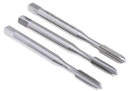Produktfoto 1 von Dormer Gewindebohrer Satz HSS Hand, UNF Gerade Nut, 3-teilig 10 UNF