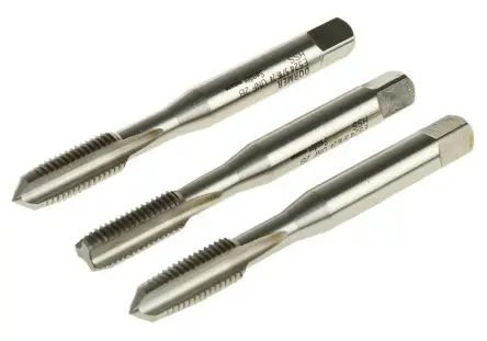 Produktfoto 1 von Dormer Gewindebohrer Satz HSS, UNF Gerade Nut, 3-teilig 5/16 UNF
