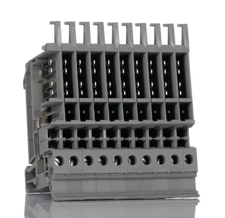 Produktfoto 1 von Phoenix Contact Anschlussklemmenblock für Durchkontaktierung 1 Grau, 2.5mm², 800V Schraubbefestigung
