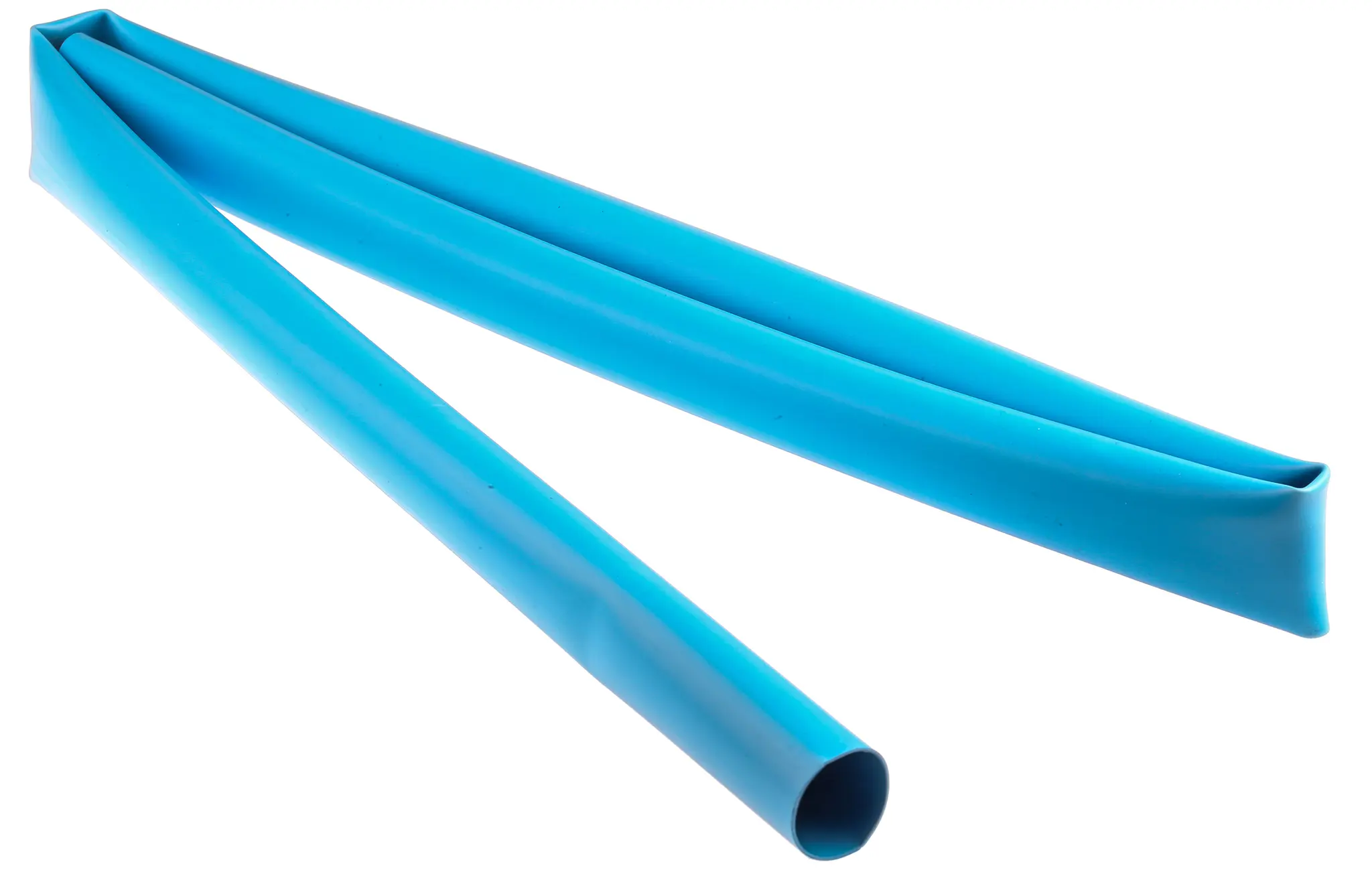 Produktfoto 1 von RS PRO Wärmeschrumpfschlauch, Polyolefin Blau, Ø 24 mm Schrumpfrate 3:1, Länge 1.2m
