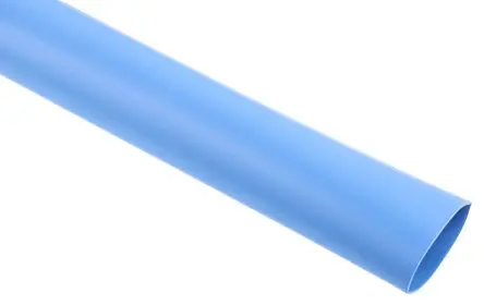 RS PRO Wärmeschrumpfschlauch, Polyolefin Blau, Ø 19 mm Schrumpfrate 3:1, Länge 1.2m
