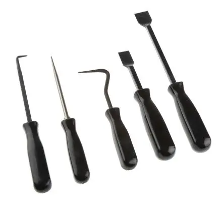 Produktfoto 1 von RS PRO Schaber Satz, Stahl, Polyethylen, 5 Stück