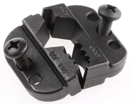 Produktfoto 1 von RS PRO SP Crimp-Matrizensatz Schwarz, 3 Ports, Crimpmatrize