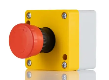 Produktfoto 1 von RS PRO SA Not-Aus-Drucktaster, SMD, 2 Öffner, Rot IP65, 70mm, Drehfreigabe
