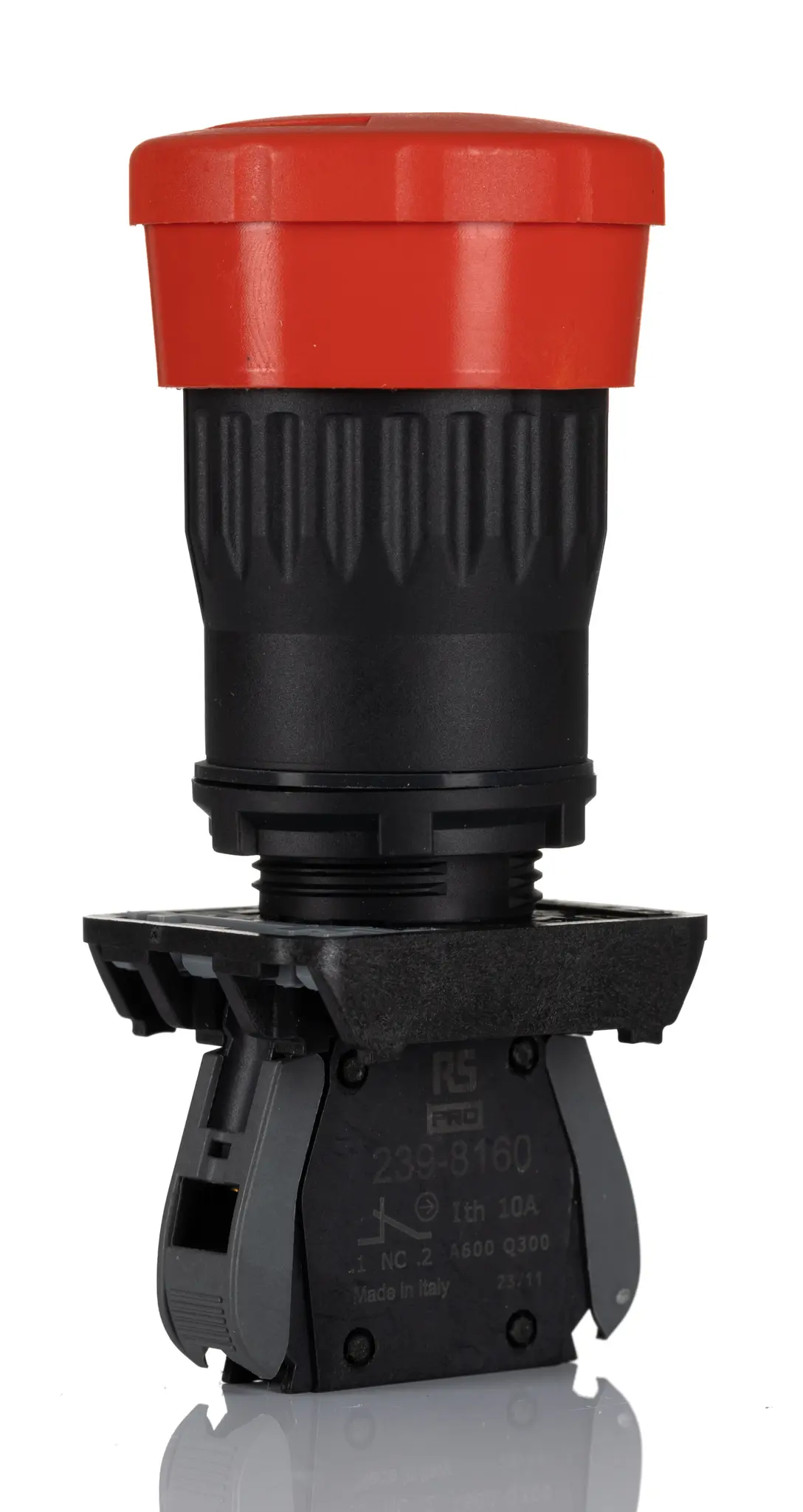 Produktfoto 1 von RS PRO SA Not-Aus-Drucktaster, Panel, Ø 22 mm, 1 Öffner, Rot IP65, Drehfreigabe