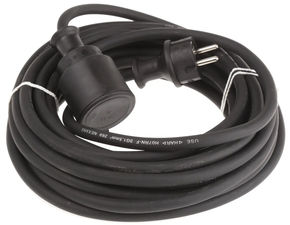 Produktfoto 1 von Kopp Verlängerungskabel, Europabuchse, Geerdete Steckdose 250 V