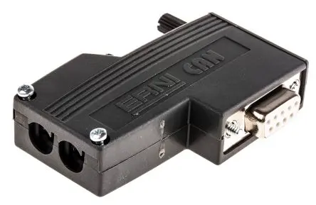 Produktfoto 1 von Fischer ERbic CAN Bus D-Sub-Steckverbinder D gewinkelt, 9-polig 2.77 mm Raster, Kabel Buchse