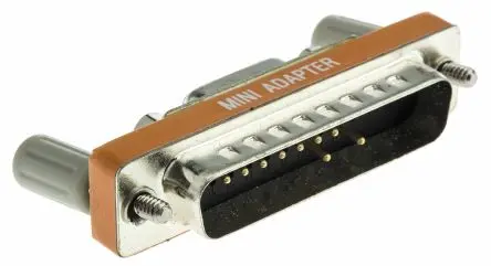 Produktfoto 1 von RS PRO Sub-D Adapter 25-Wege D-Sub Stecker Stecker D-Sub 9-polig Buchse Buchse