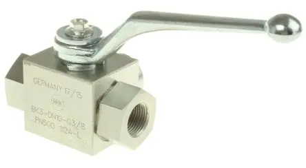 Produktfoto 1 von RS PRO 3 Hydraulisches Kugelventil G, Serie BK3, Stahl, max. 315 bar