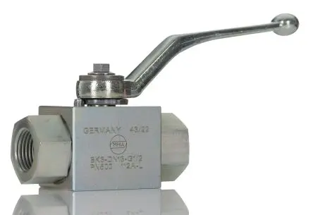 Produktfoto 1 von RS PRO 3 Hydraulisches Kugelventil BSP parallel, Serie BK3, Stahl, max. 500 bar