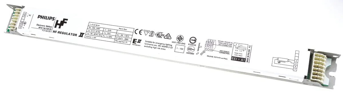 Produktfoto 1 von Philips Lighting 36 W HFR Vorschaltgerät Elektronik / 220 → 240 V 1 Fluoreszierend Dimmbar