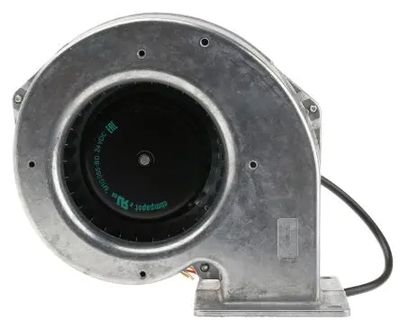 Produktfoto 1 von ebm-papst G1G108 Zentrifugallüfter, Zentrifugal, 24V dc, DC 183 mm, 65 dB 159mm, 3000 U/min 115 mm, Kugel