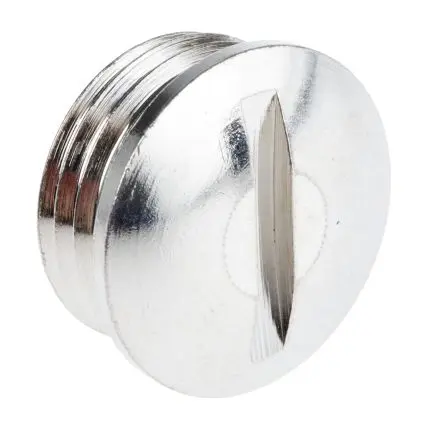 Produktfoto 1 von Lapp 5200 Blindstopfen PG9, Messing vernickelt Mit Gewinde Ø 17 mm, IP54, Grau