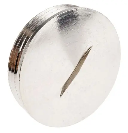 Produktfoto 1 von Lapp 5200 Blindstopfen PG29, Messing vernickelt Mit Gewinde Ø 39 mm, IP54