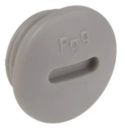 Produktfoto 1 von Lapp 5200 Blindstopfen PG9, Polystyrol Mit Gewinde Ø 19 mm, IP54, Grau