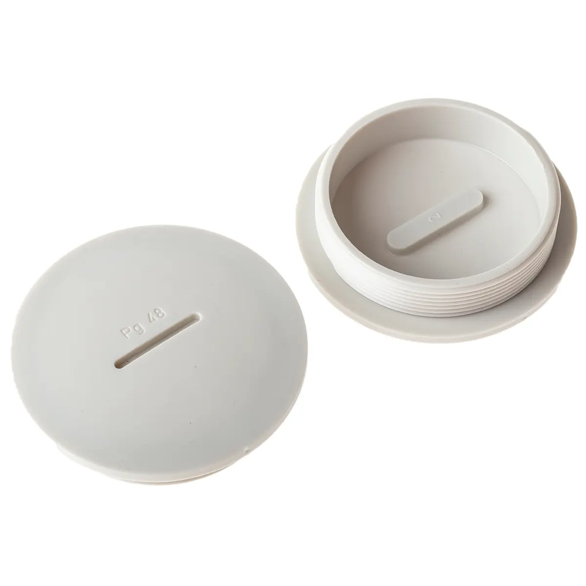 Produktfoto 1 von Lapp 5200 Blindstopfen PG48, Polystyrol Mit Gewinde Ø 69 mm, IP54, Grau
