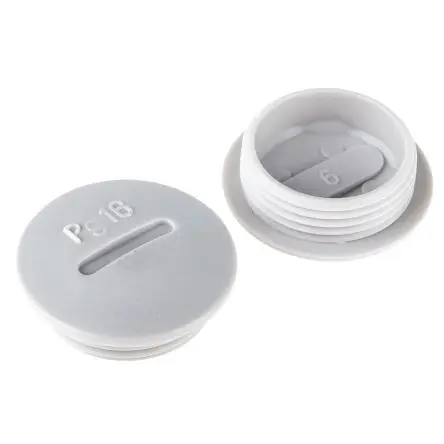 Produktfoto 1 von Lapp 5200 Blindstopfen PG16, Polystyrol Mit Gewinde Ø 27 mm, IP54, Grau