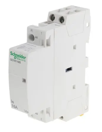 Produktfoto 1 von Schneider Electric TeSyS GC Schütz 230V ac-Spule, 2-polig, 250V ac / 16 A 230V ac 0.65 W 1 Schließer/1 Öffner