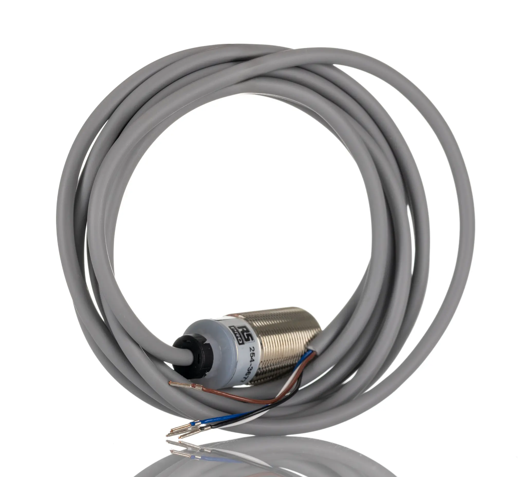 Produktfoto 1 von RS PRO Kubisch Optischer Sensor, Diffus, Bereich 0,4 m, PNP NONC Ausgang, Anschlusskabel, Hell-/dunkelschaltend