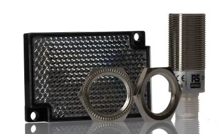 RS PRO PSM Rechteckig Optischer Sensor, Polarisierte Retro-Reflexion, NPN Schließer/Öffner Ausgang, Schraube